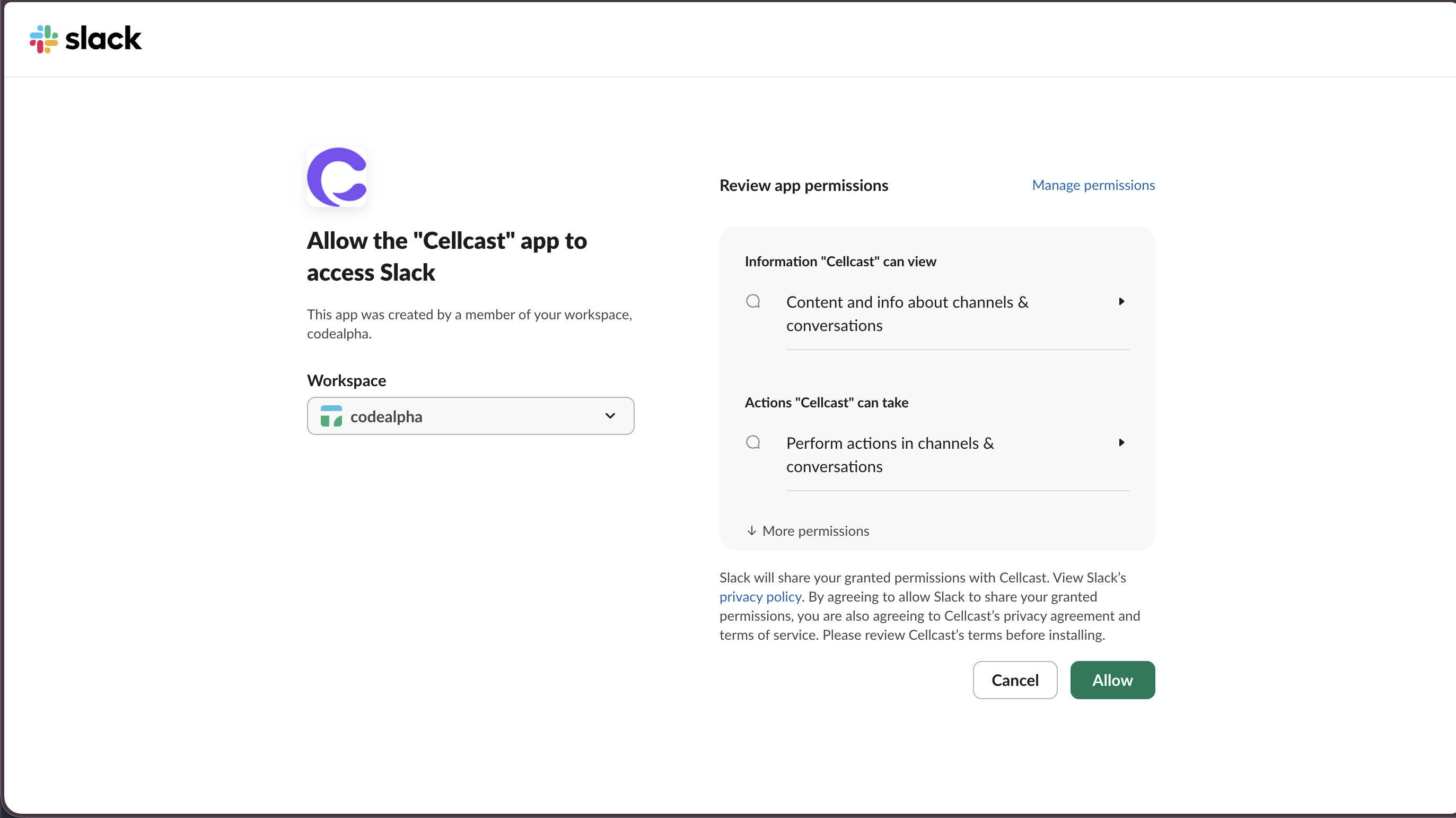 slack